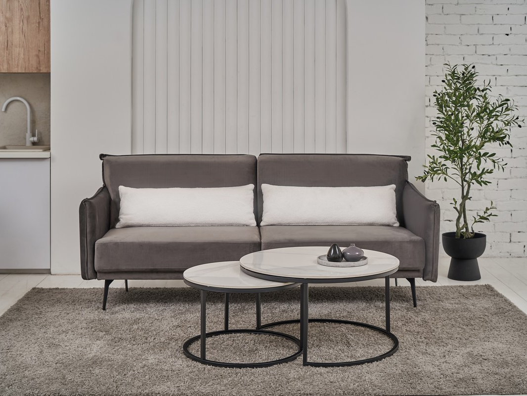 Зображення з  Комплект журнальних столів CT-35 Лоренза каса вайт + чорний