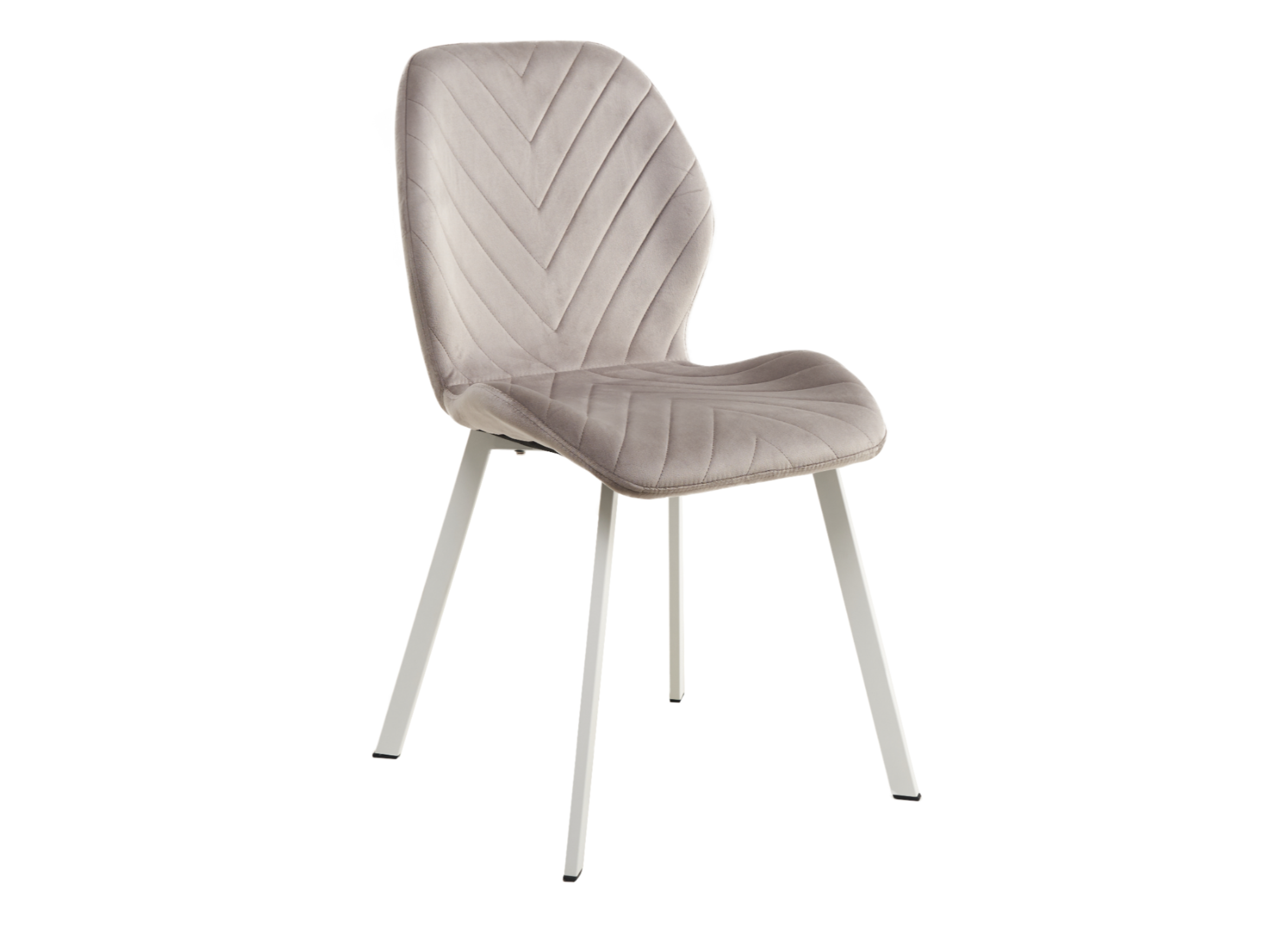 Зображення з  Стілець N-54 латте велюр + білий