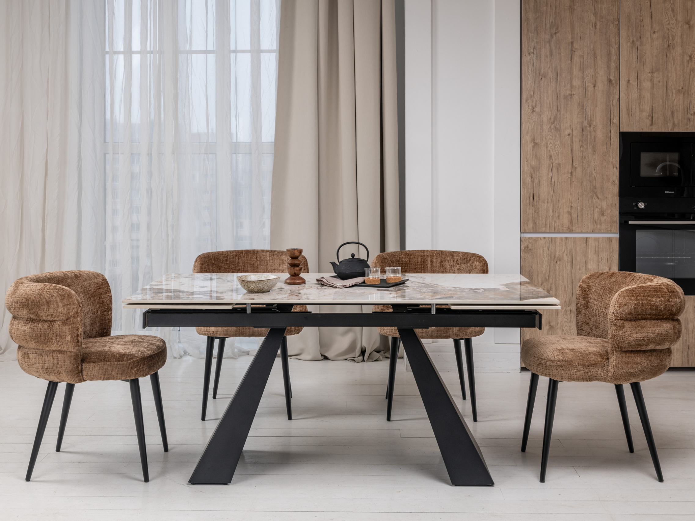 Зображення з  Стілець M-215 сандал + чорний