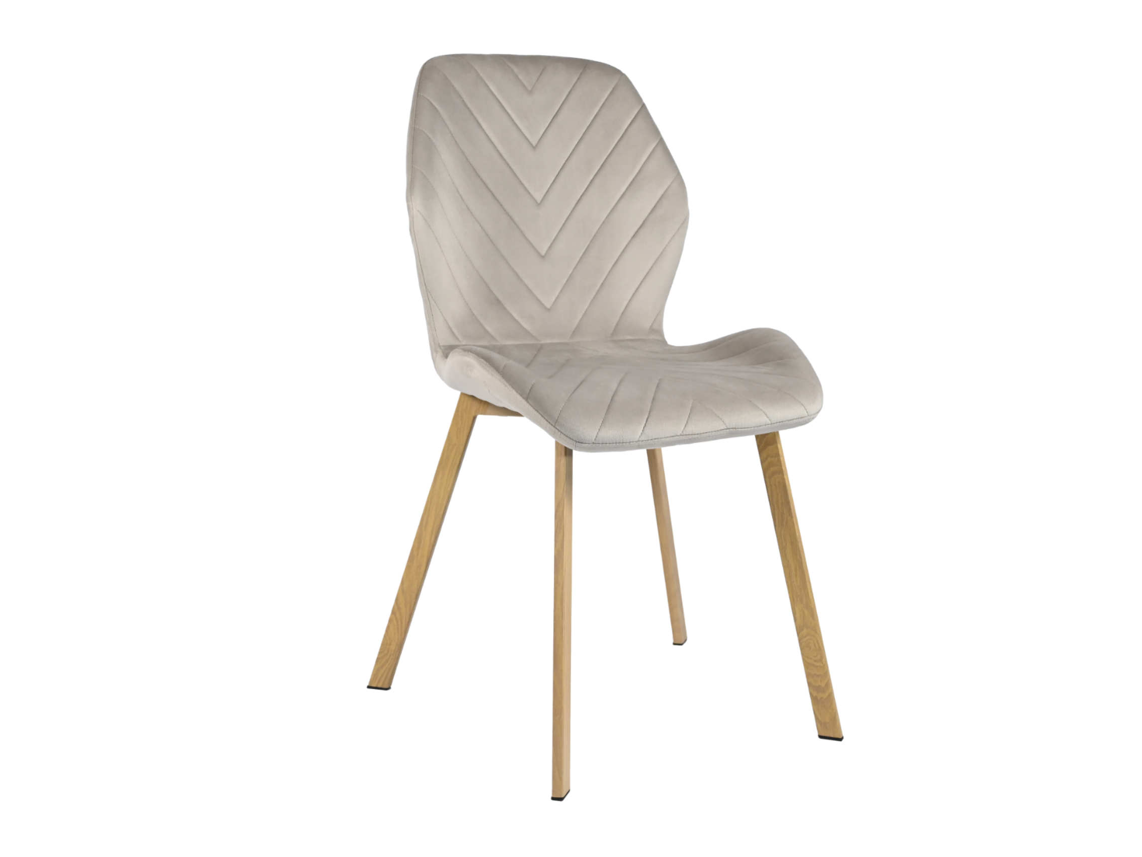 Зображення з  Стілець N-54 капучино велюр + дуб