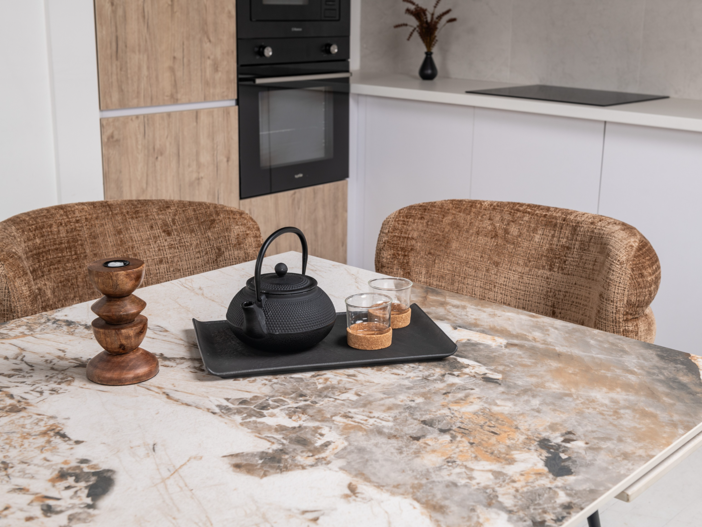 Зображення з  Керамічний стіл Чезаре TML-1100 патагонія + чорний