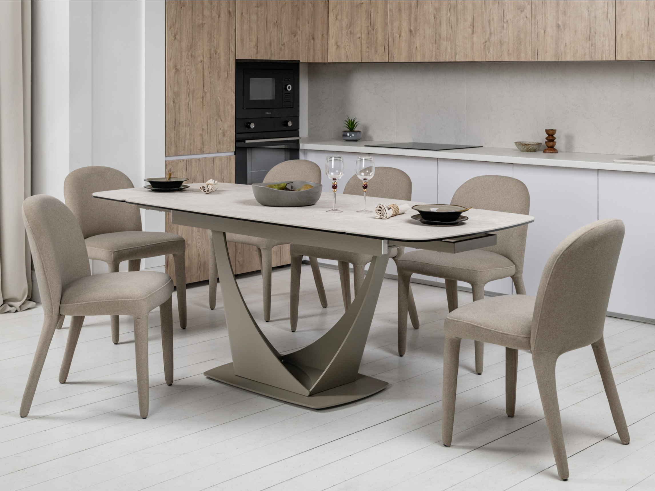 Зображення з  Керамічний стіл Еліо TML-990 сахара + бежевий