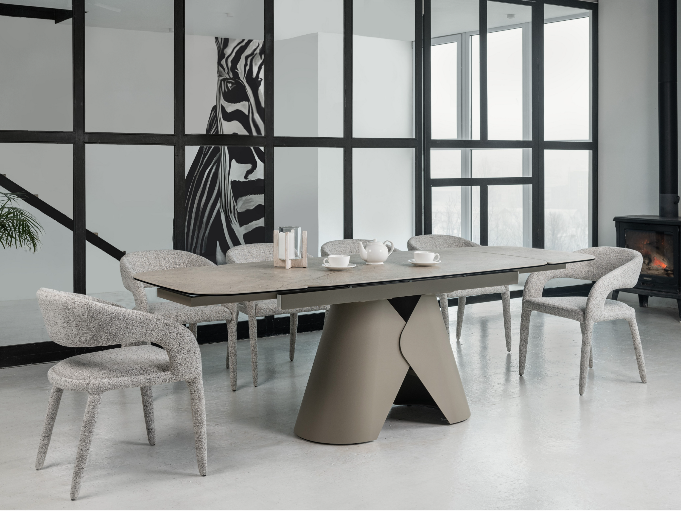 Зображення з  Керамічний стіл Паріс TML-997 іджео беж + бежевий