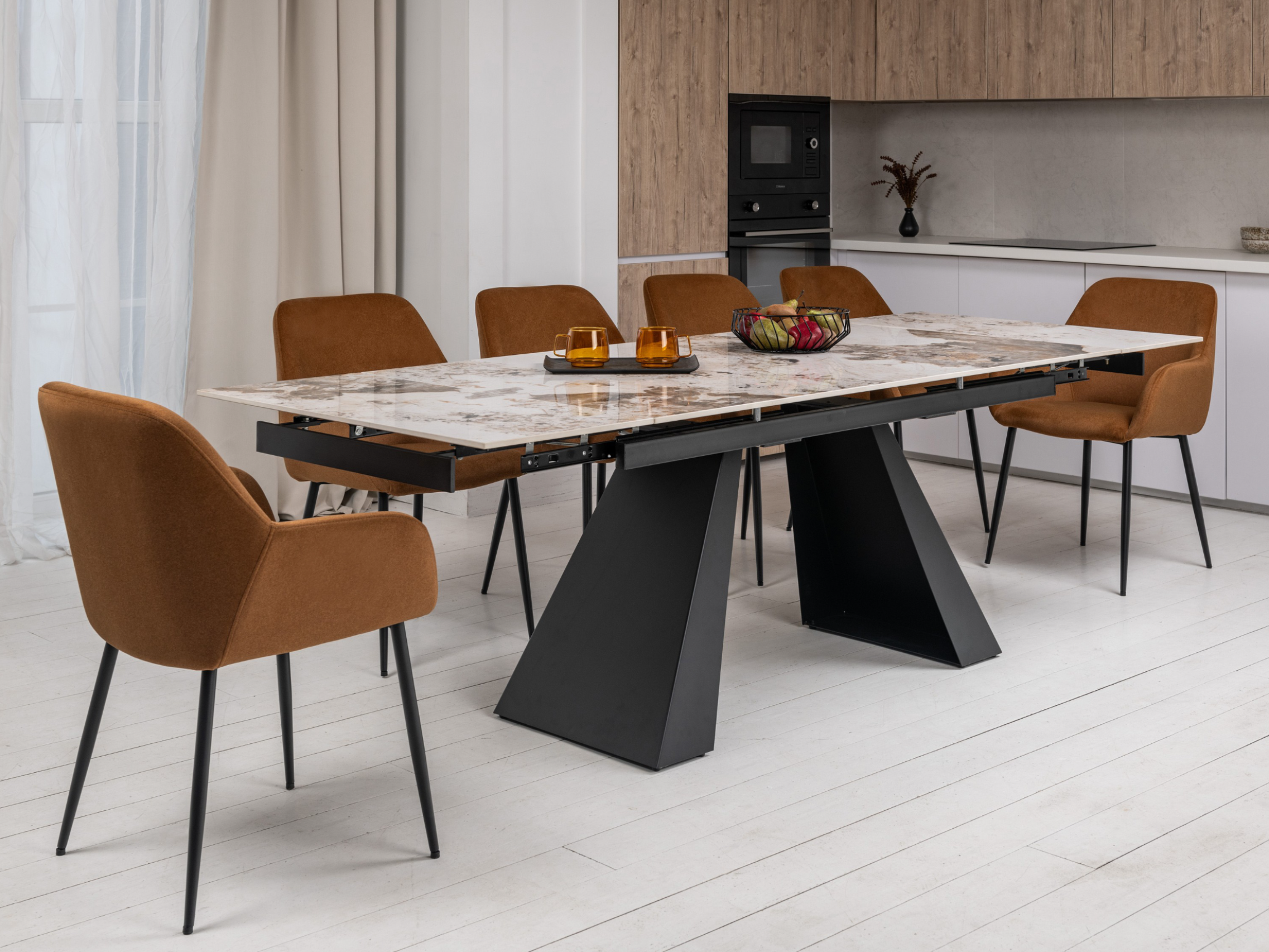 Зображення з  Стілець M-220 карамель + чорний