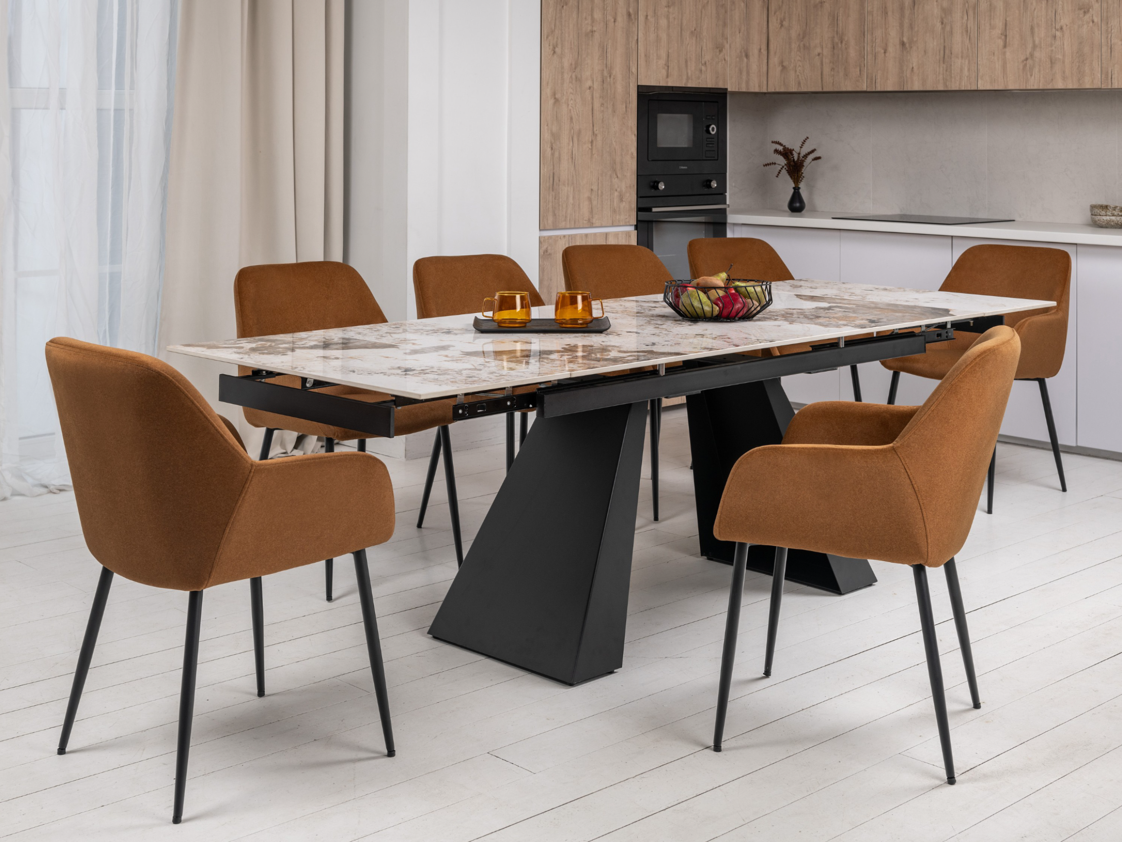 Зображення з  Стілець M-220 карамель + чорний