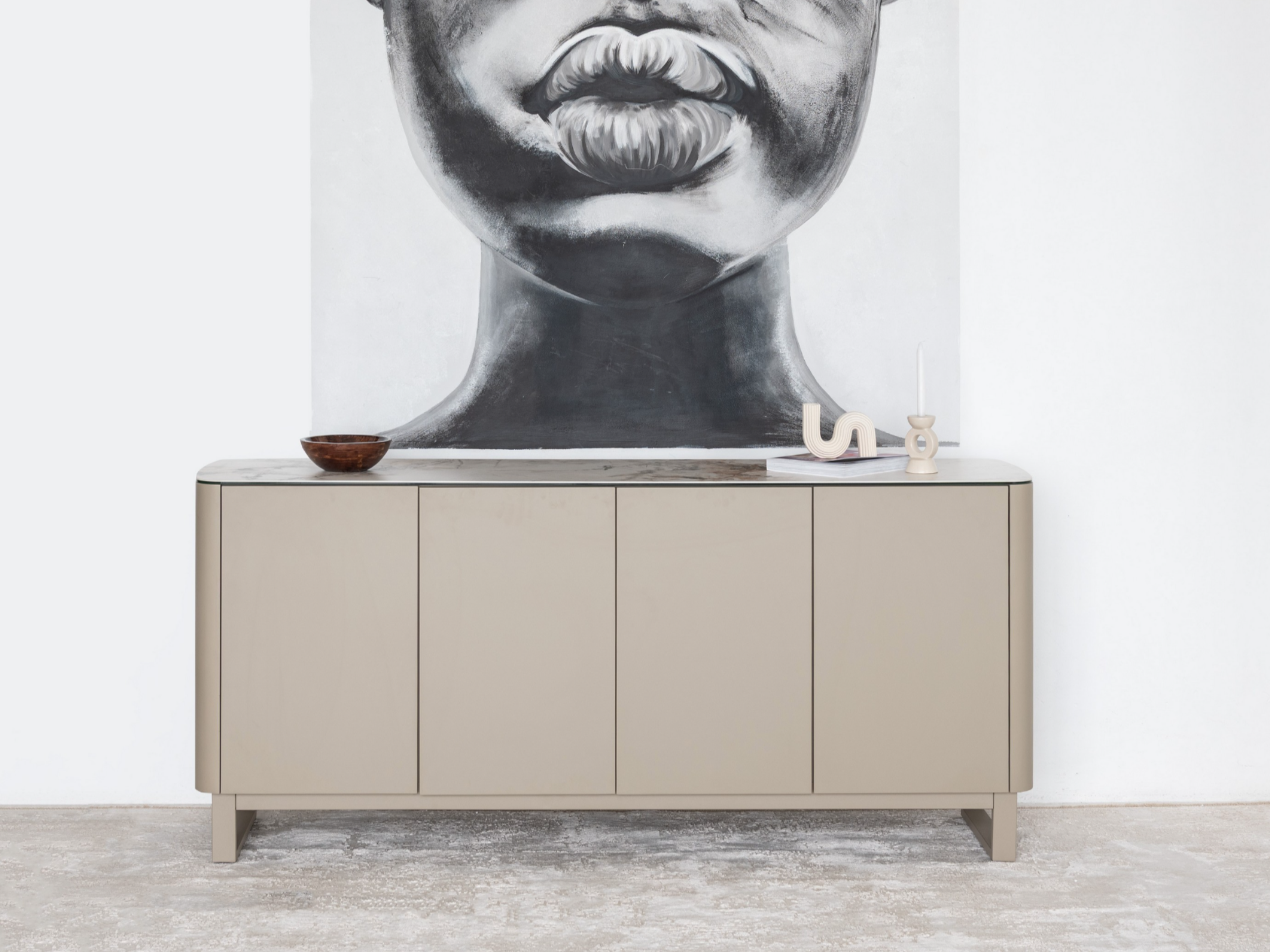 Зображення з  Буфет "Крістіано" аврора голд + бежевий