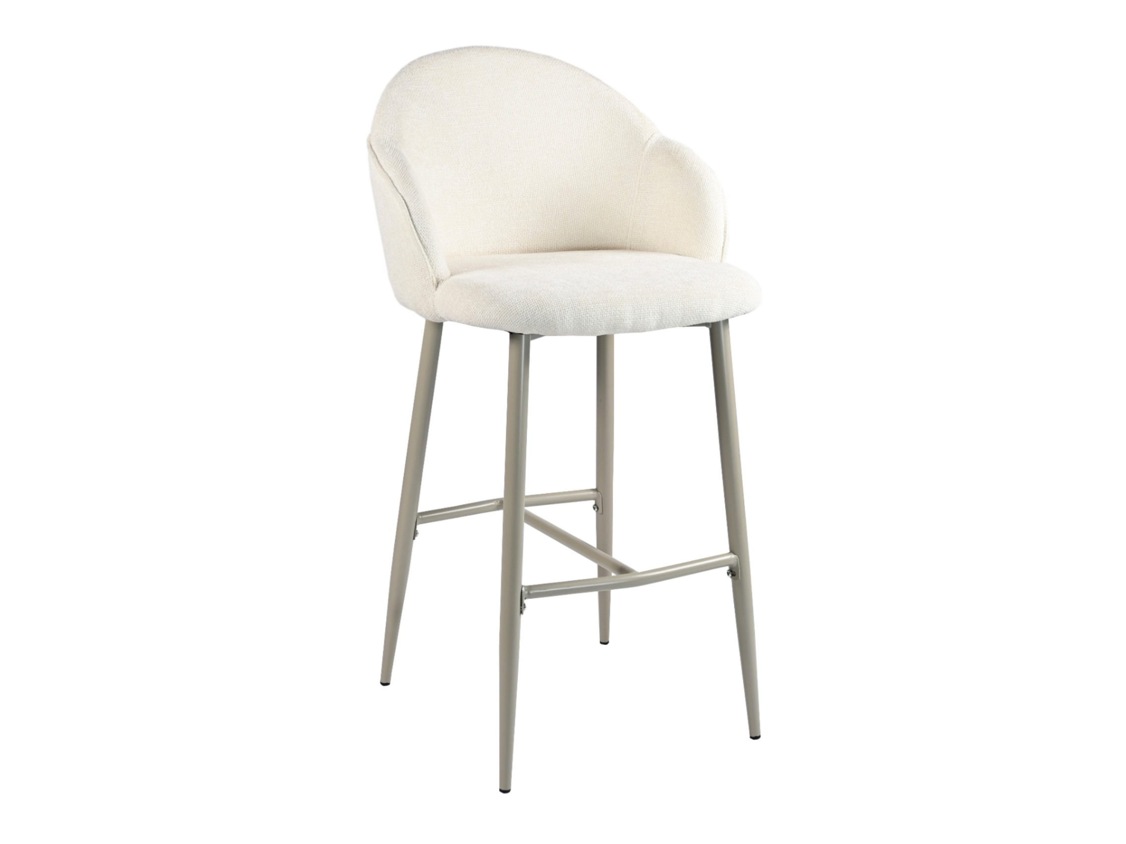 Зображення з  Напівбарний стілець B-236 маршмеллоу + капучино