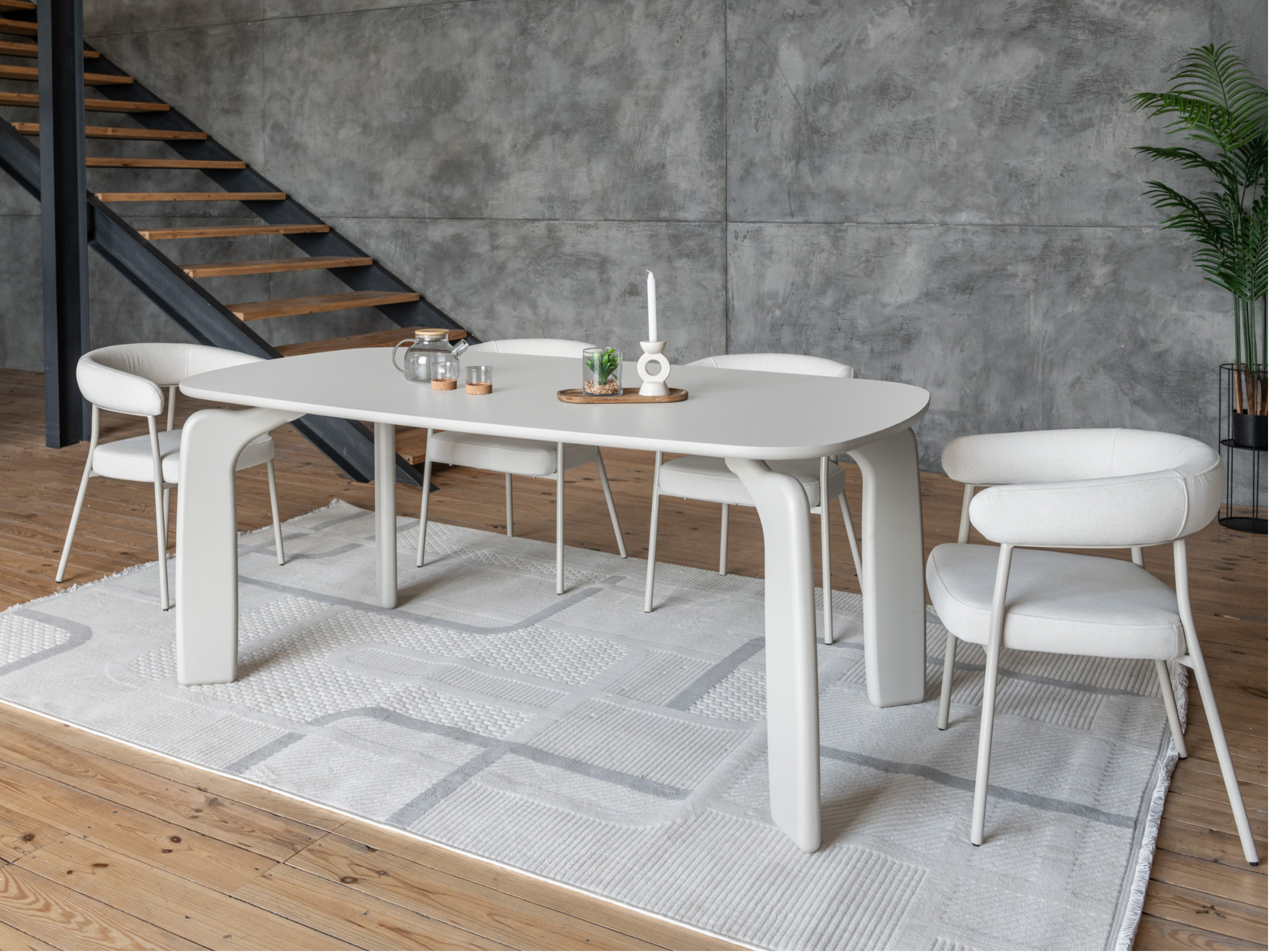 Зображення з  Стіл поліуретановий МДФ Марчелло TM-226 теплий пісок