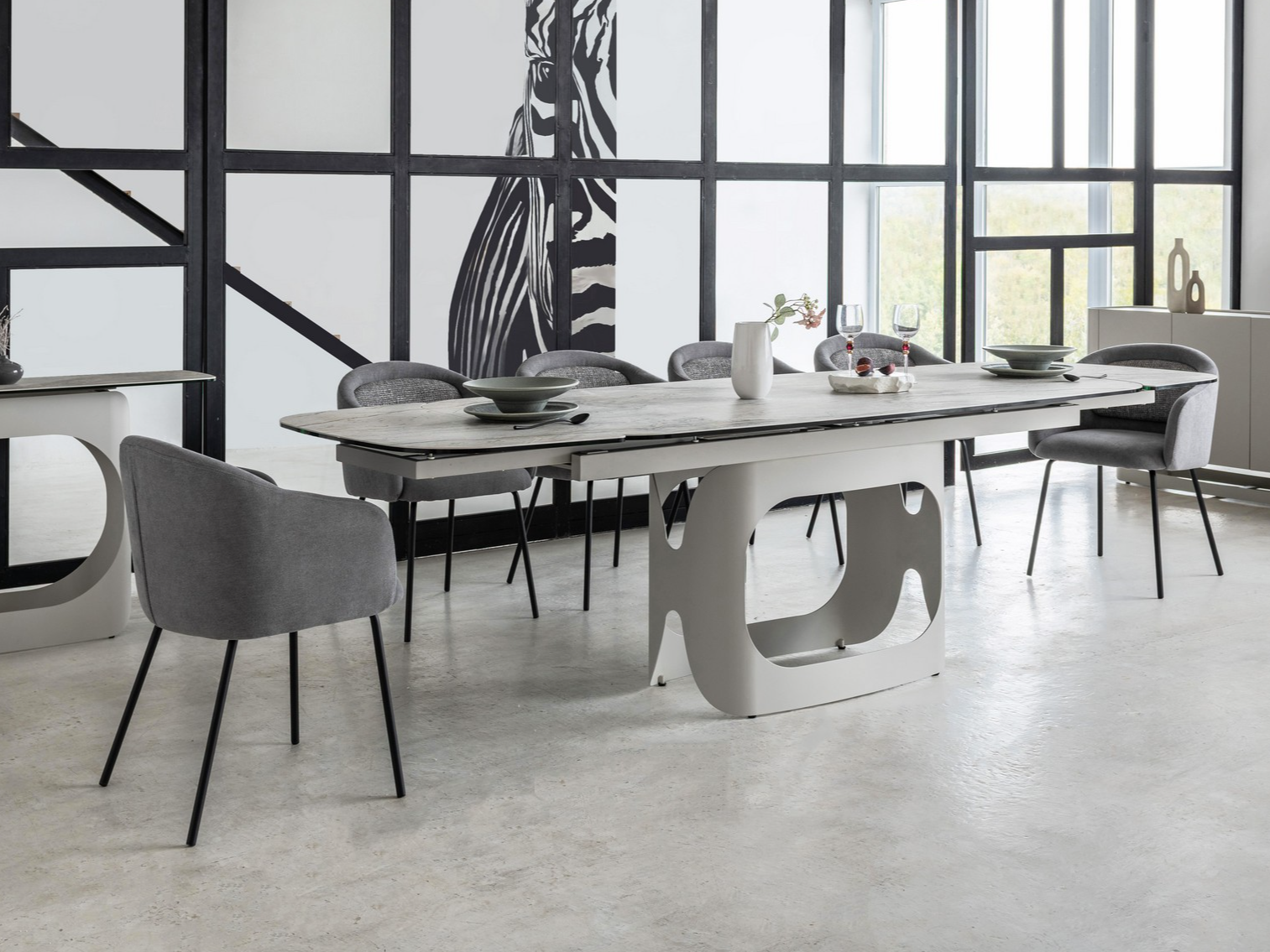 Зображення з  Керамічний стіл Арно TML-1310 сілвер рівер + айворі