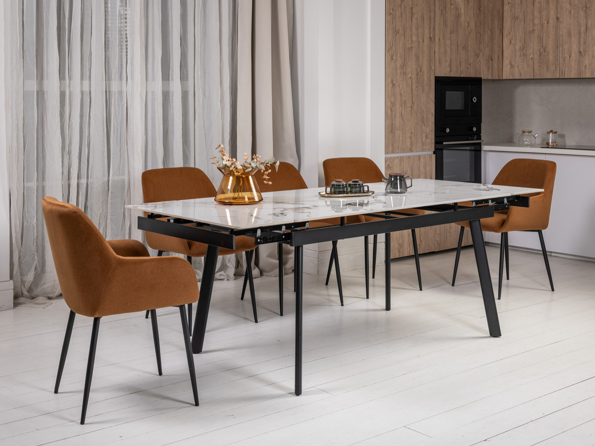 Зображення з  Керамічний стіл TM-98 панда вайт + чорний