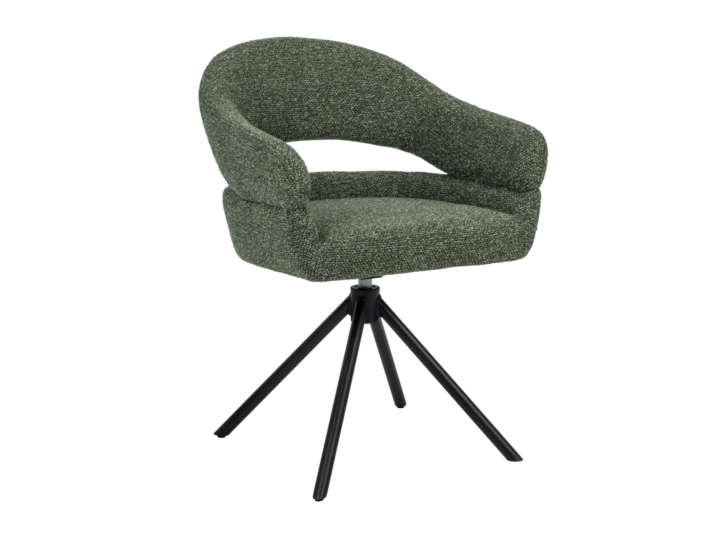 Зображення з  Стілець поворотний R-180 зелений мох + чорний