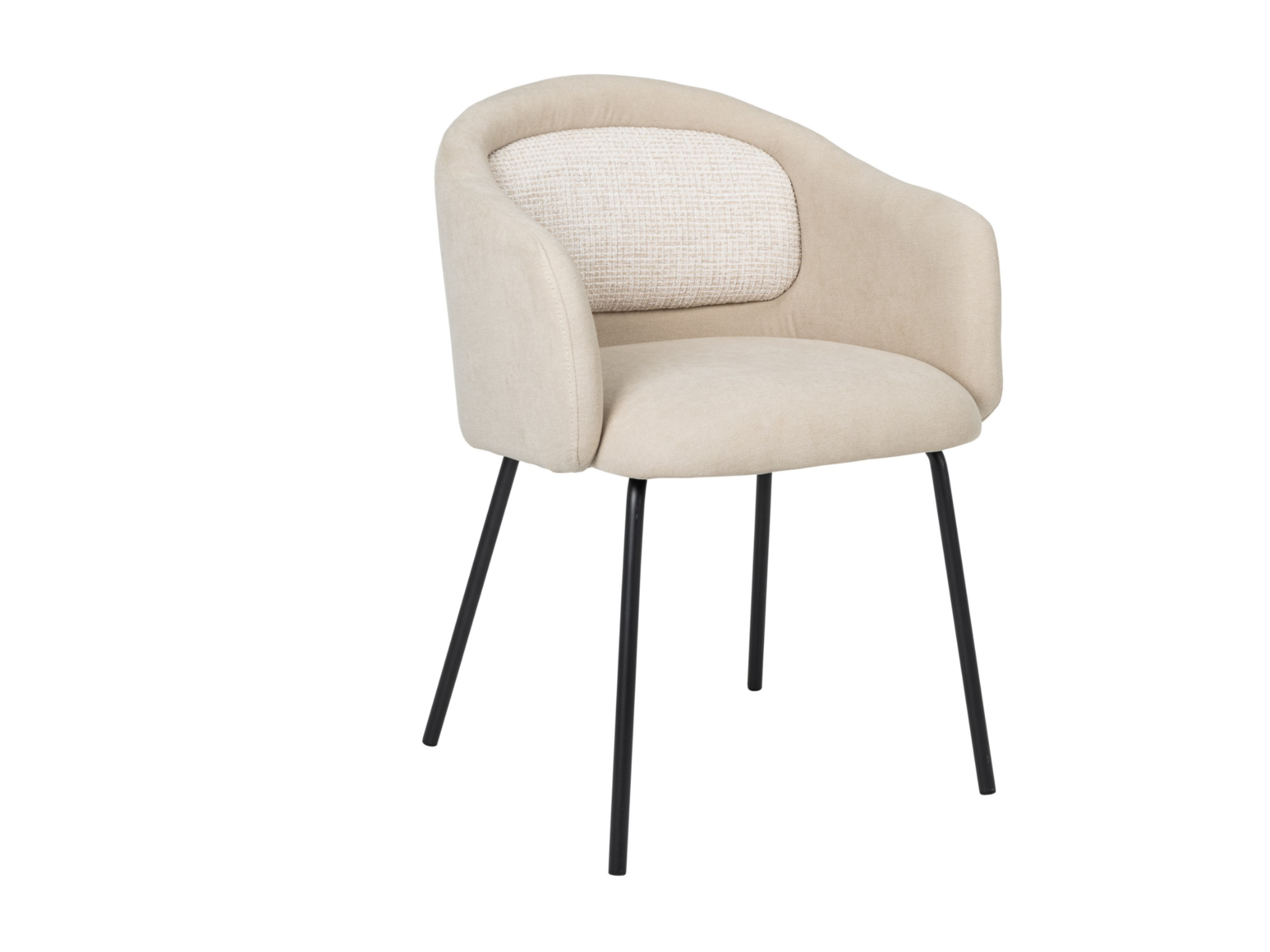 Зображення з  Стілець M-242 кокосове молоко + чорний