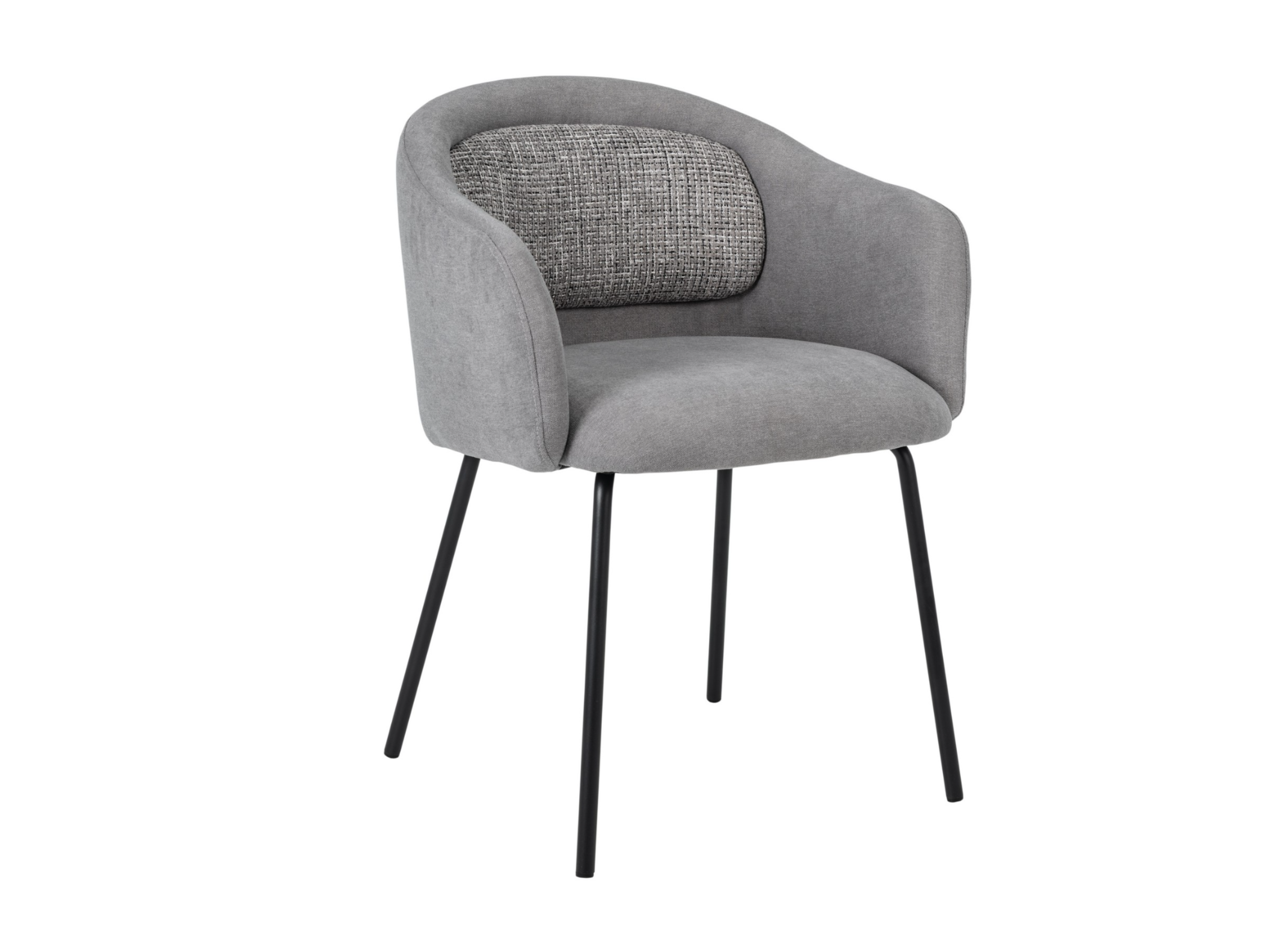 Зображення з  Стілець M-242 туманний сірий + чорний