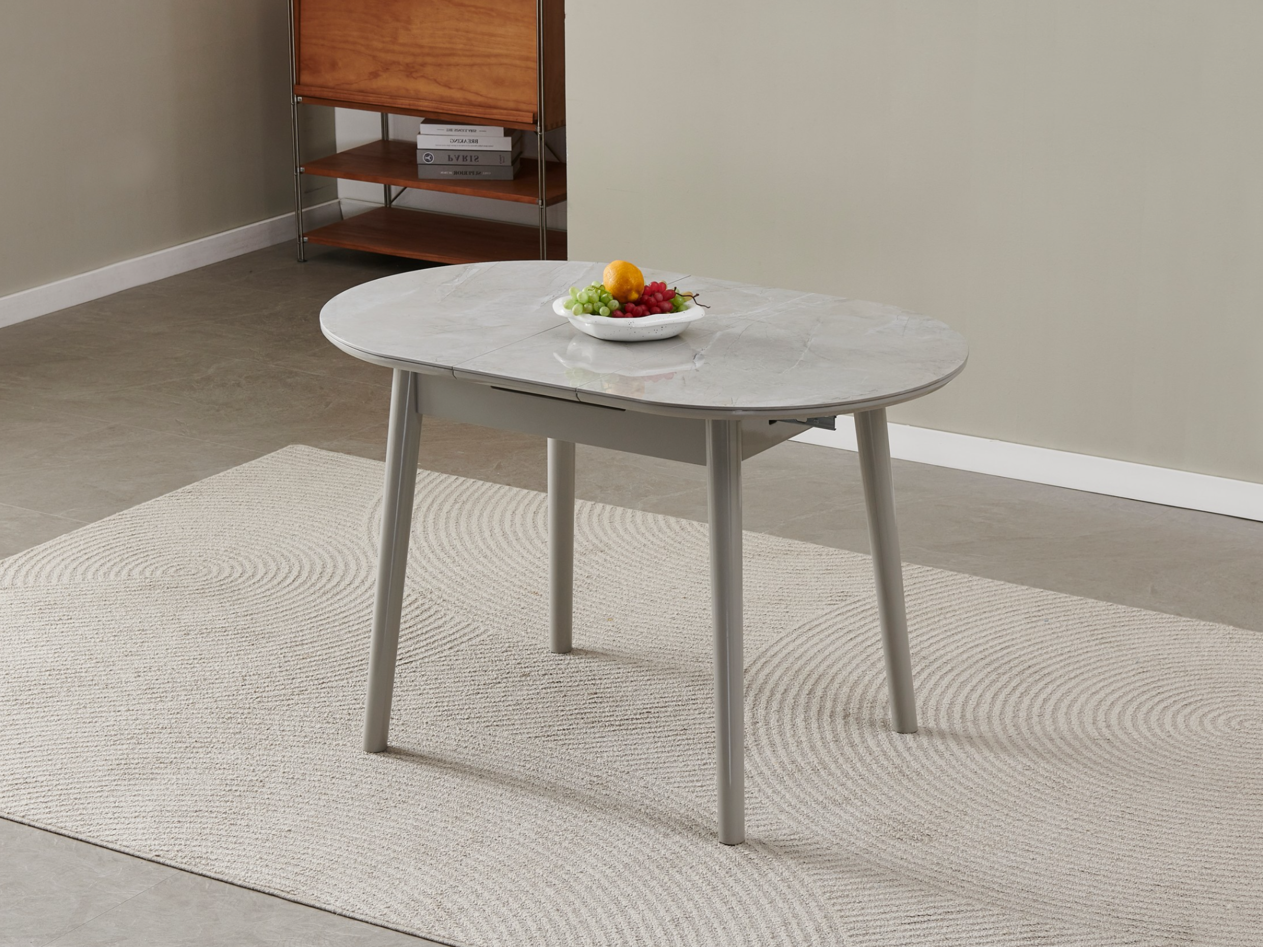 Зображення з  Керамічний стіл TM-85-1 калакатта мармур + сірий