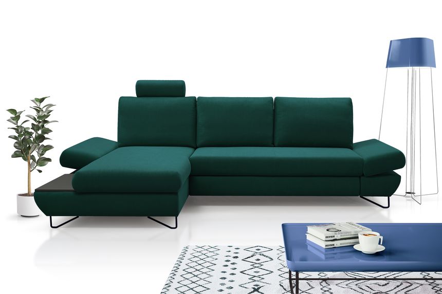 Зображення з  Диван кутовий розкладний ЛОФТ / LOFT на ніжках Perfect Home Польща