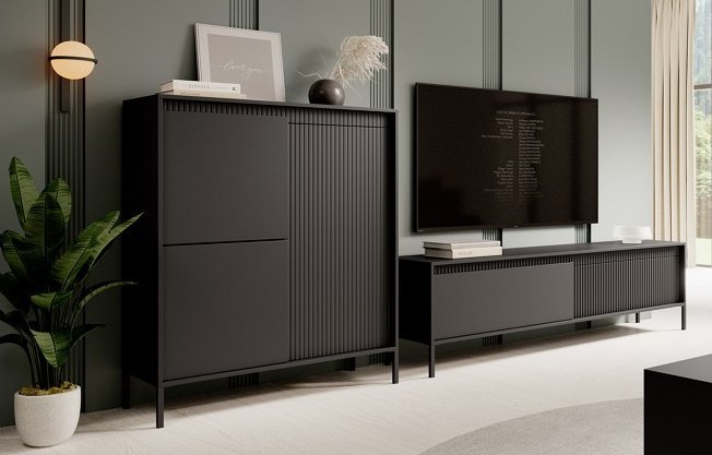 Зображення з  Стінка Perfect Home Сенсо / Senso B Чорний