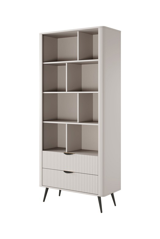 Зображення з  Стелаж Perfect Home Ланте / Lante 2S з 2 шухлядами і чорними ніжками Беж