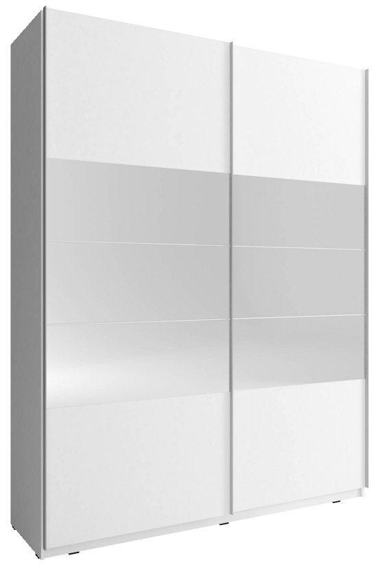 Зображення з  Шафа-купе Perfect Home Міка I / Mika I 150 2-дверна з дзеркалом Білий