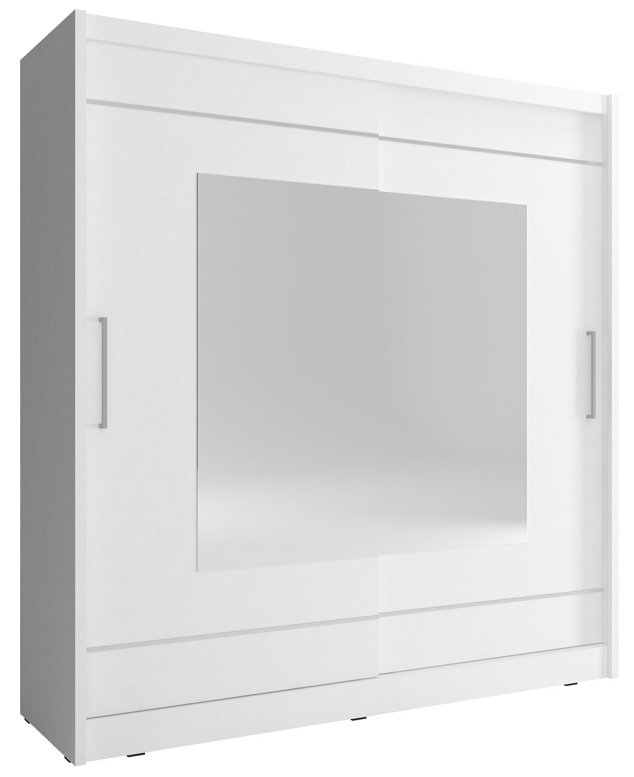 Зображення з  Шафа-купе Perfect Home Мая IX / Maja IX 180 2-дверна з дзеркалом Білий