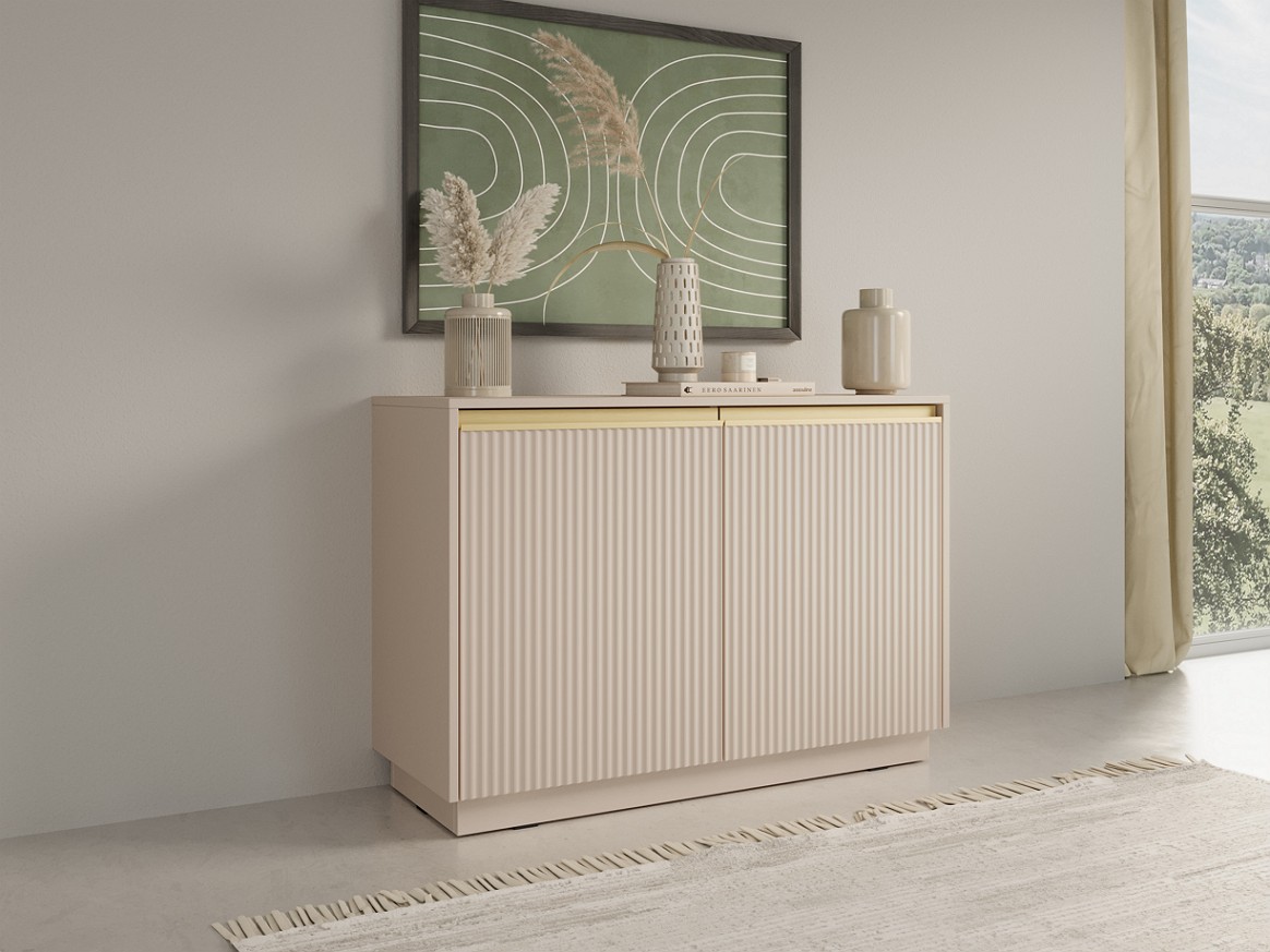 Зображення з  Комод Perfect Home Роял / Royal K104 2-дверний Бежевий