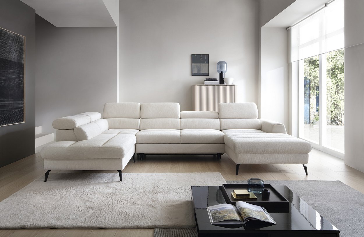 Зображення з  Диван кутовий розкладний ДЖАЗ У2 / JAZZ U2 на ніжках Perfect Home Польща