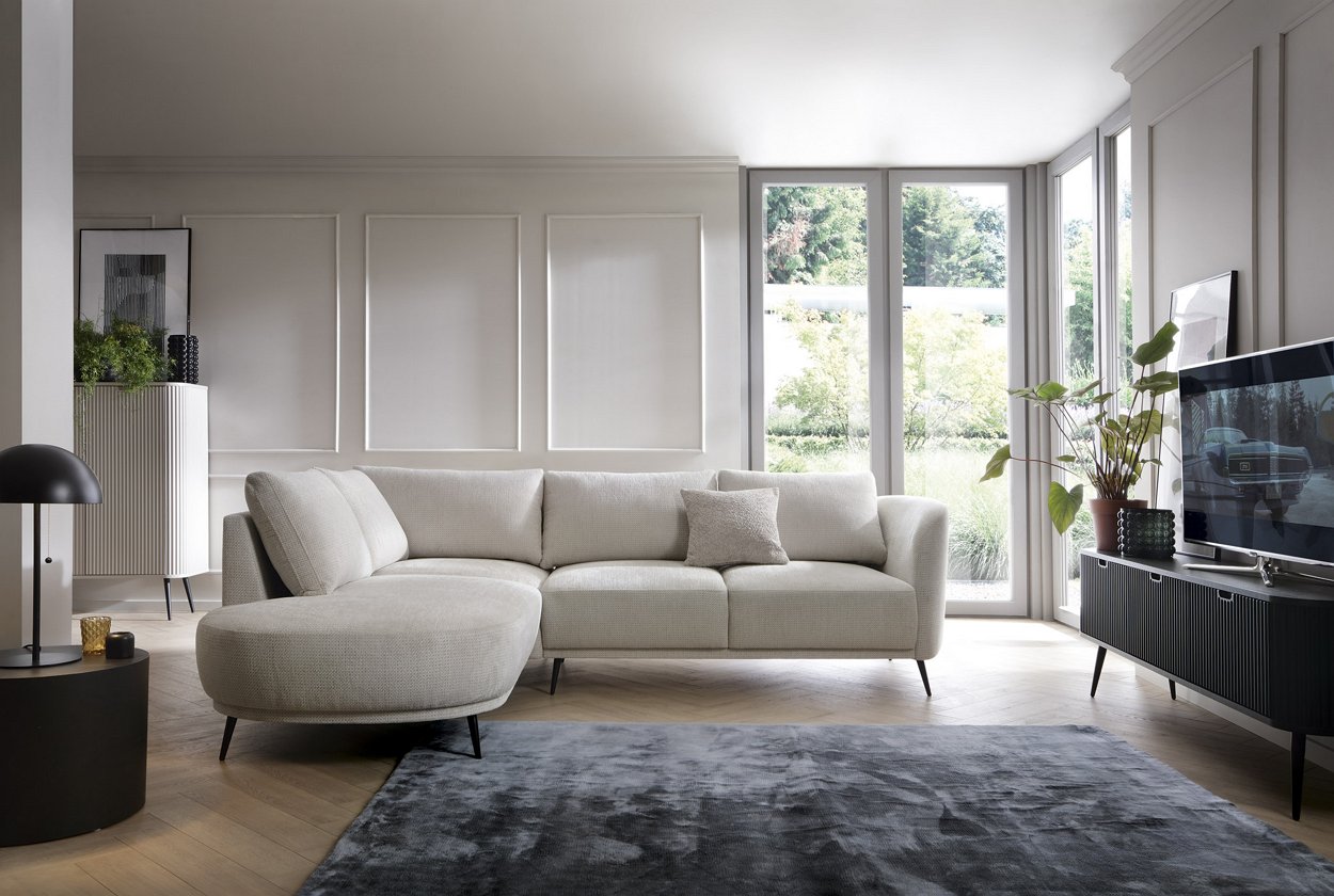 Зображення з  Диван кутовий розкладний СТЕЛЬВІО / STELVIO  на ніжках Perfect Home Польща