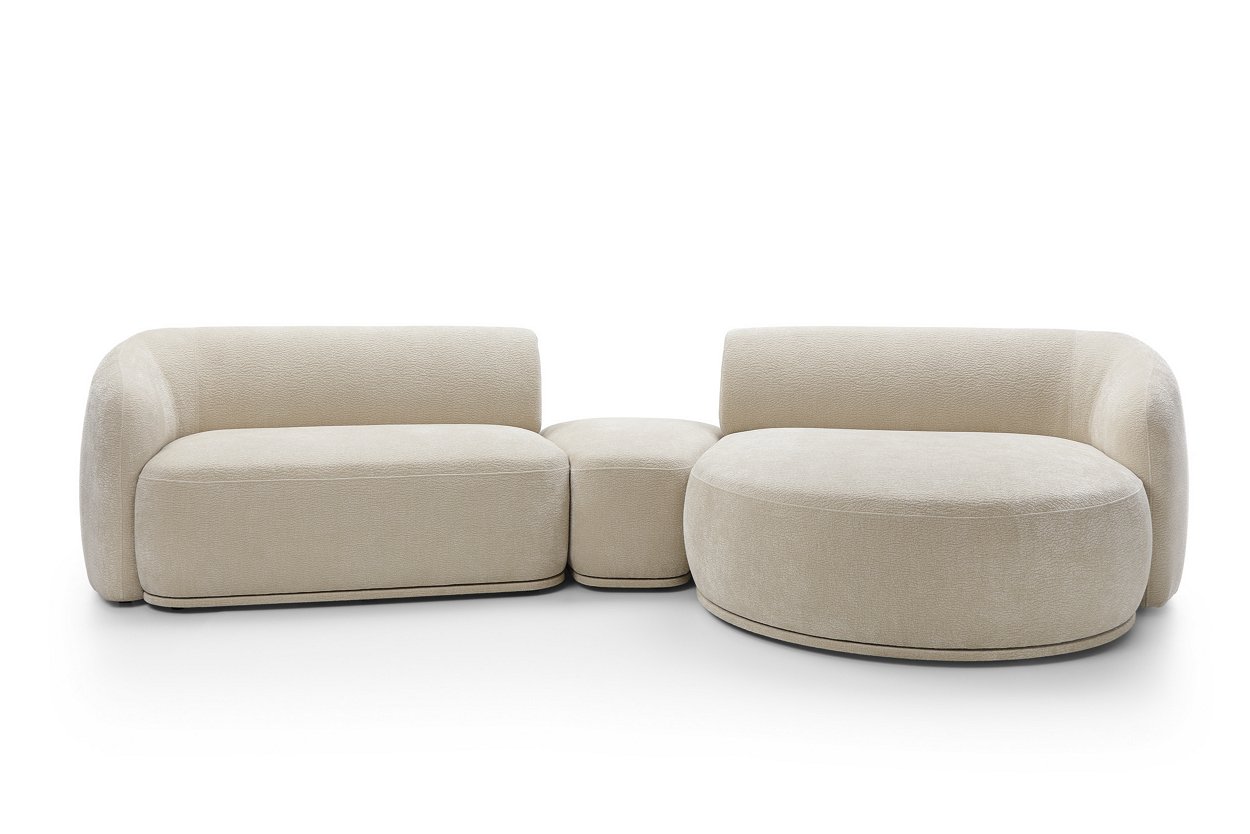 Зображення з  Диван модульний кутовий НОБО / NOBO з пуфом Perfect Home Польща