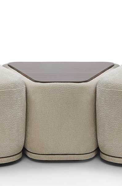 Зображення з  Пуф НОБО ТПФ / NOBO TPF зі стільницею Perfect Home Польща