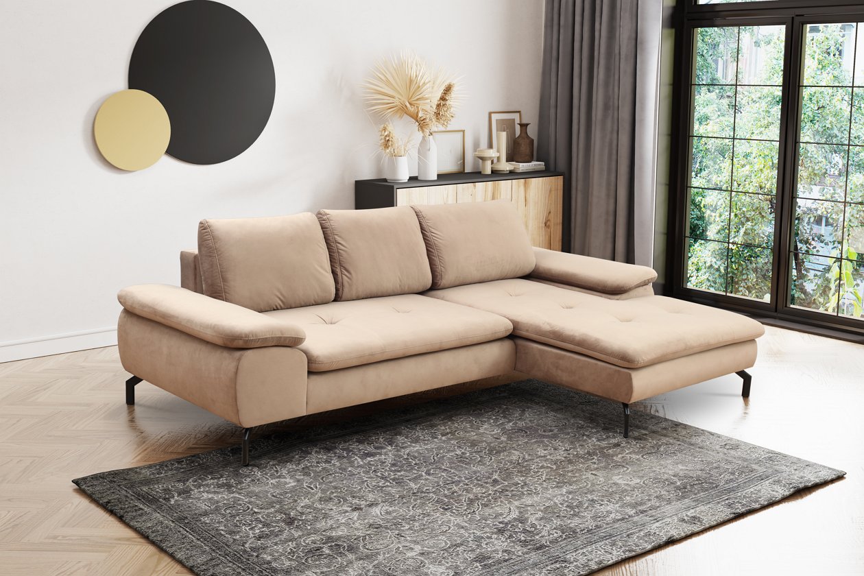 Зображення з  Диван кутовий розкладний ВЕСПА М / VESPA M на ніжках Perfect Home Польща