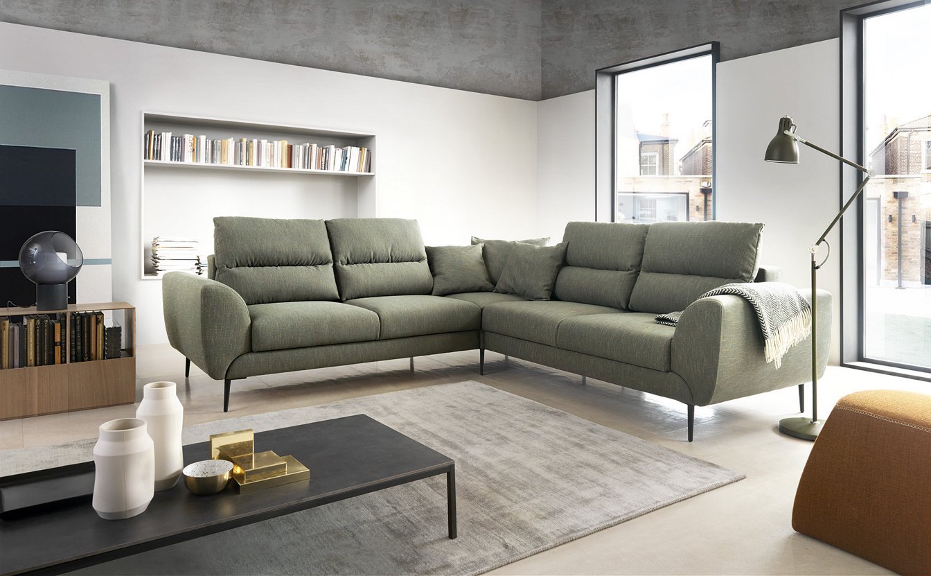 Зображення з  Диван кутовий розкладний КУАТРО / QUATTRO на ніжках Perfect Home Польща