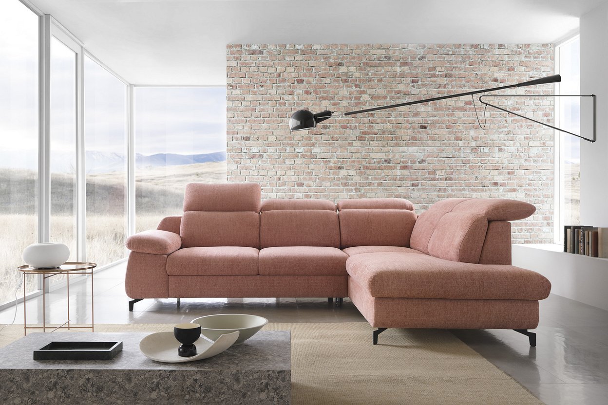 Зображення з  Диван кутовий розкладний КОБРА / COBRA на ніжках Perfect Home Польща