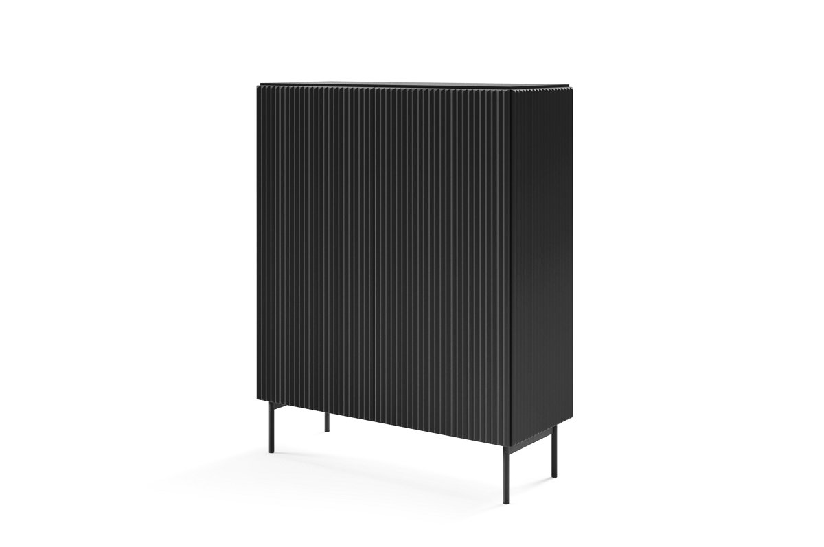 Зображення з  Комод високий Perfect Home Муті / Muti 2D/98 2-дверний Чорний