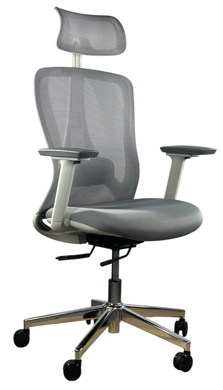 Зображення з  Крісло офісне/комп'ютерне преміум HQOC-23A-G Perfect Home Україна Сірий