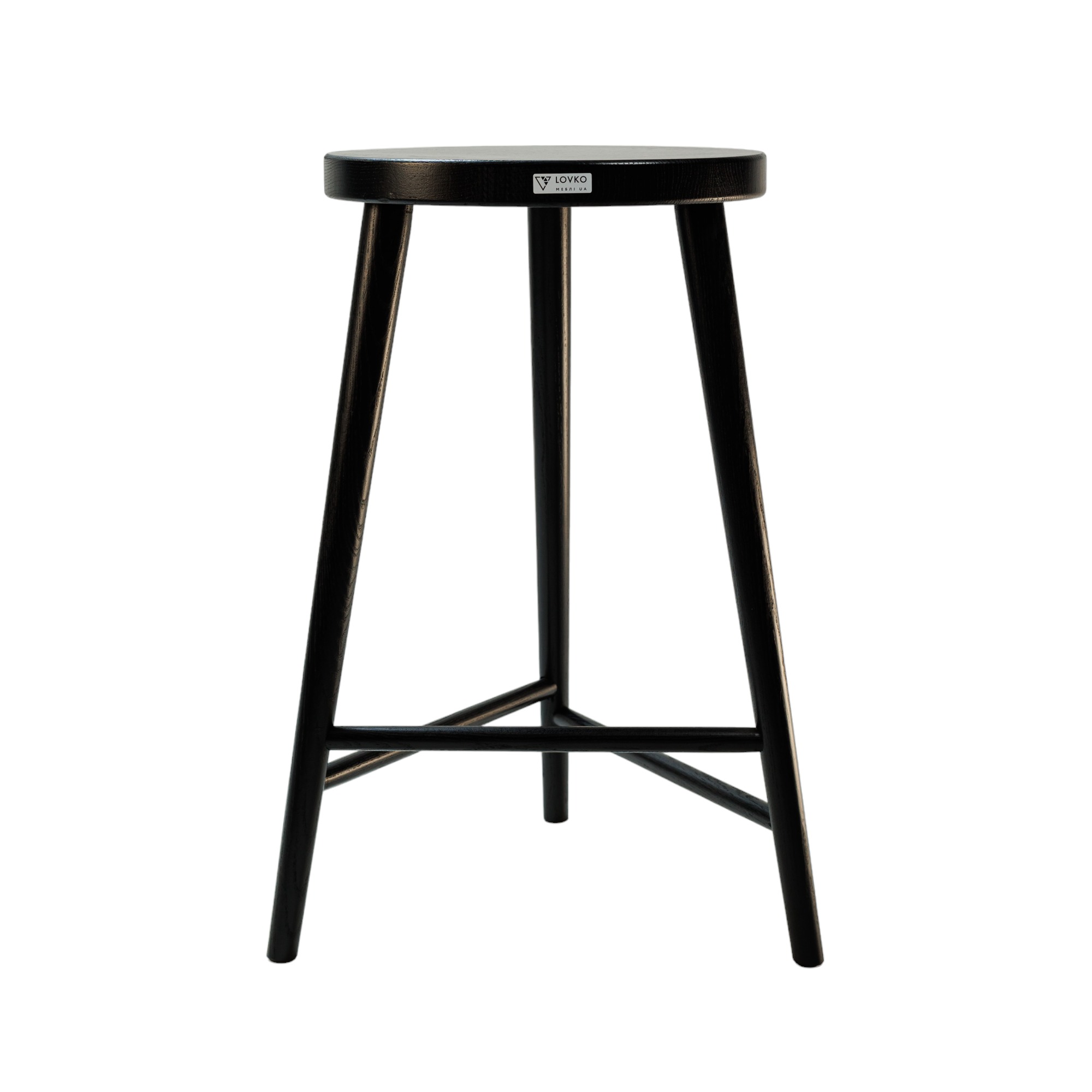 Зображення з  Стілець напівбарний Lovko №3 чорний 15009005