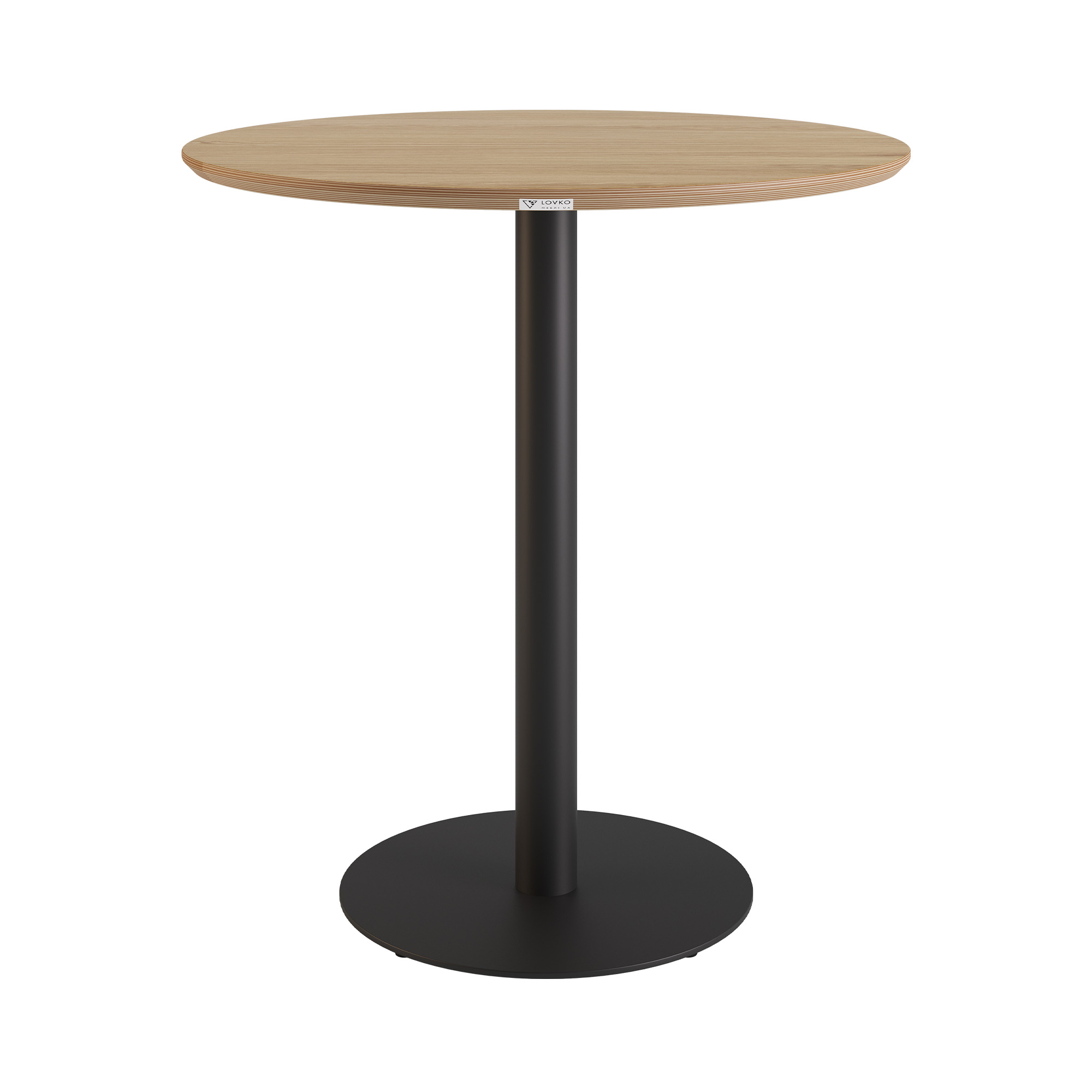 Зображення з  Стіл Lovko Soul d-70 чорний 33009005