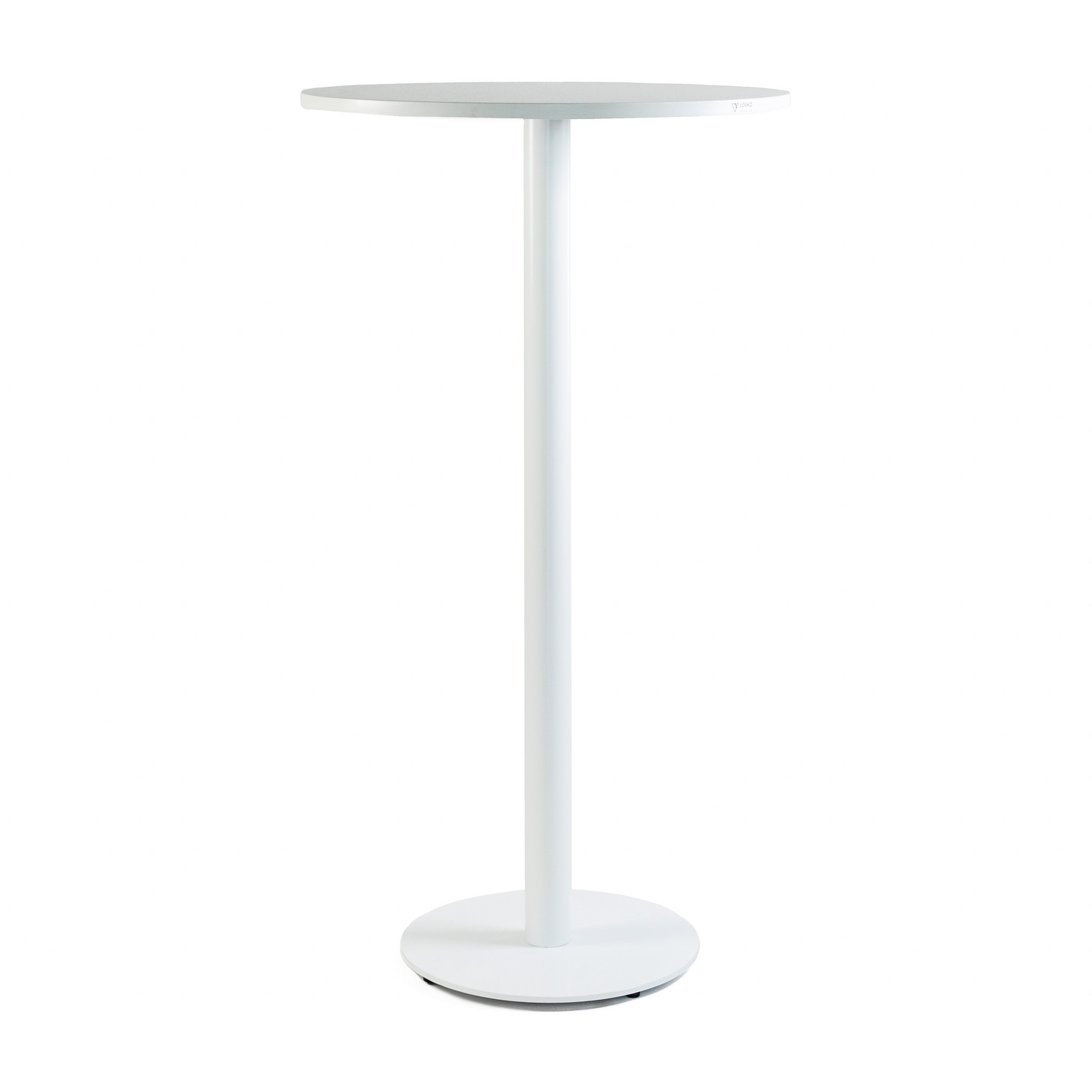 Зображення з  Стіл Lovko Soul light bar d-60 білий метал / білий ДСП (текстура) 56019016