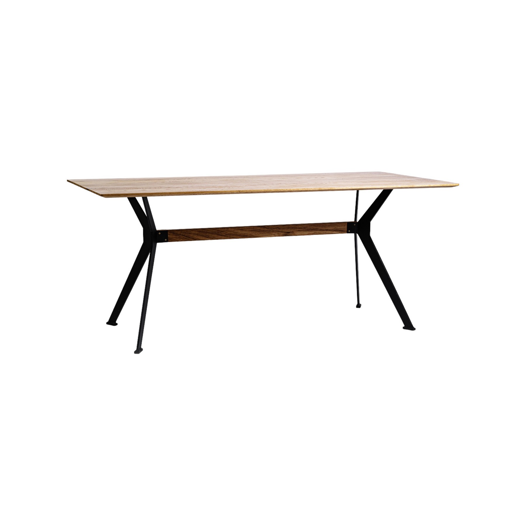 Зображення з  Стіл Lovko Stealth (Стелс) 180 х 90 чорні ноги / натуральний дуб 83000180