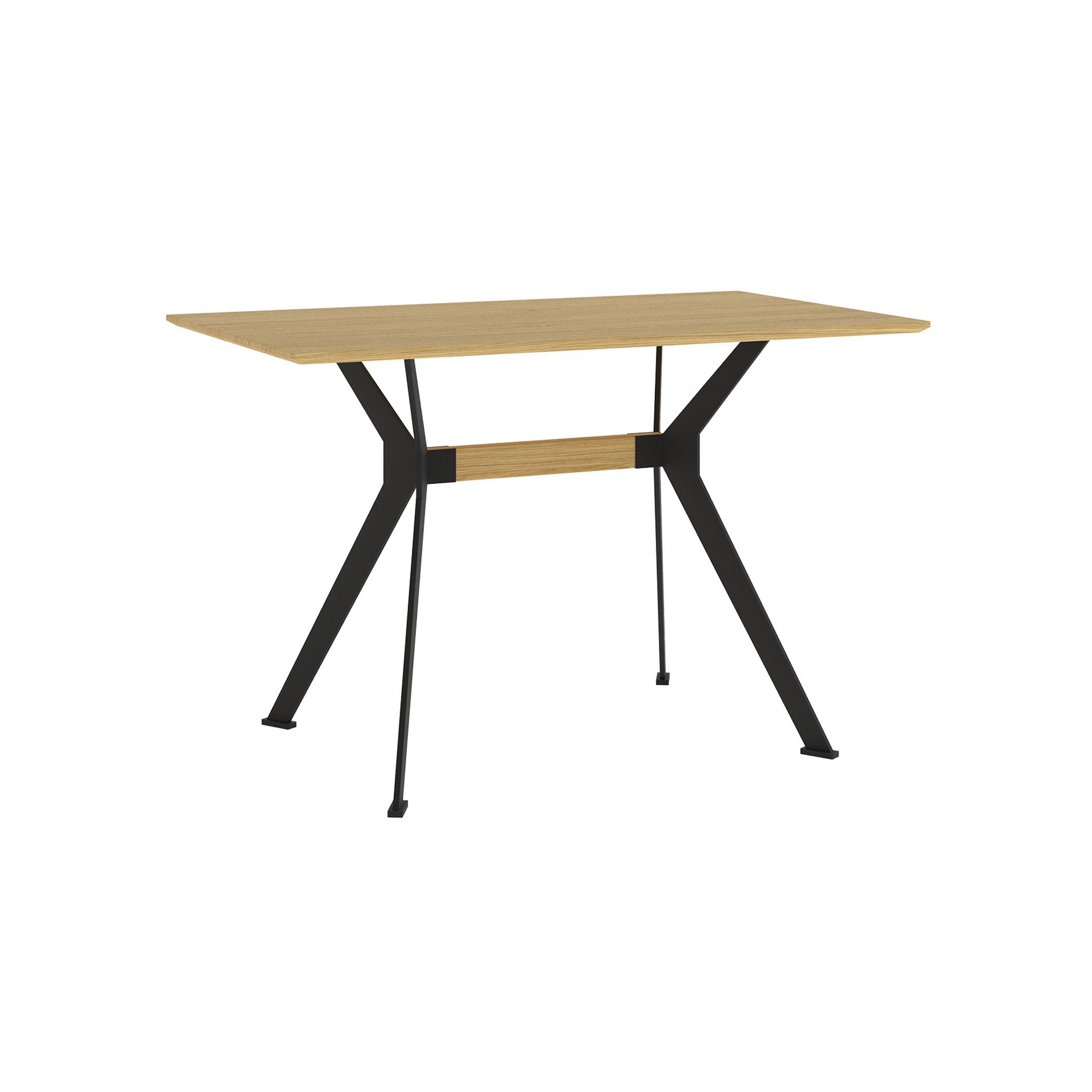 Зображення з  Стіл Lovko Stealth (Стелс) 120 х 70 чорні ноги / натуральний дуб 83000120