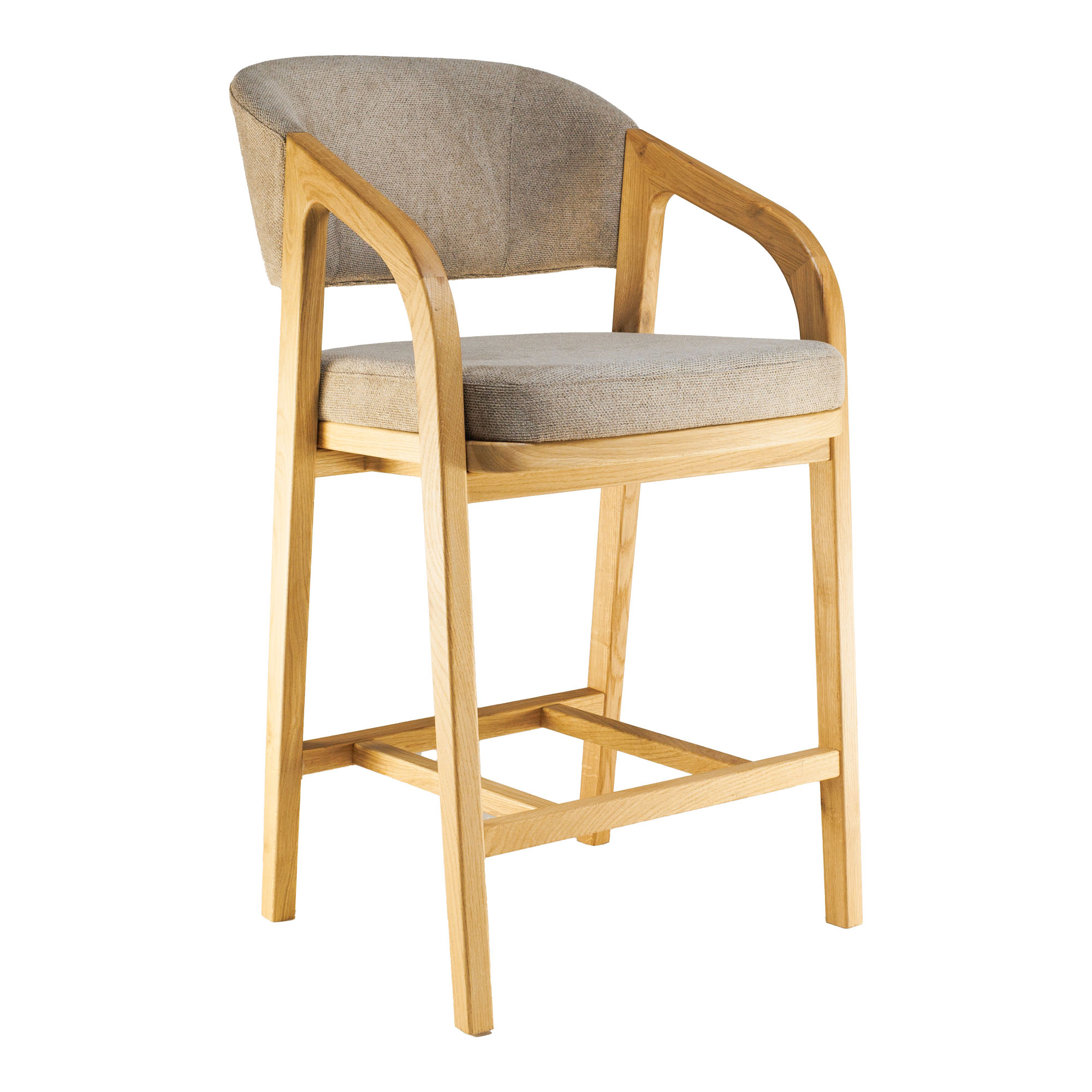 Зображення з  Крісло напівбарне Otis натуральний дуб