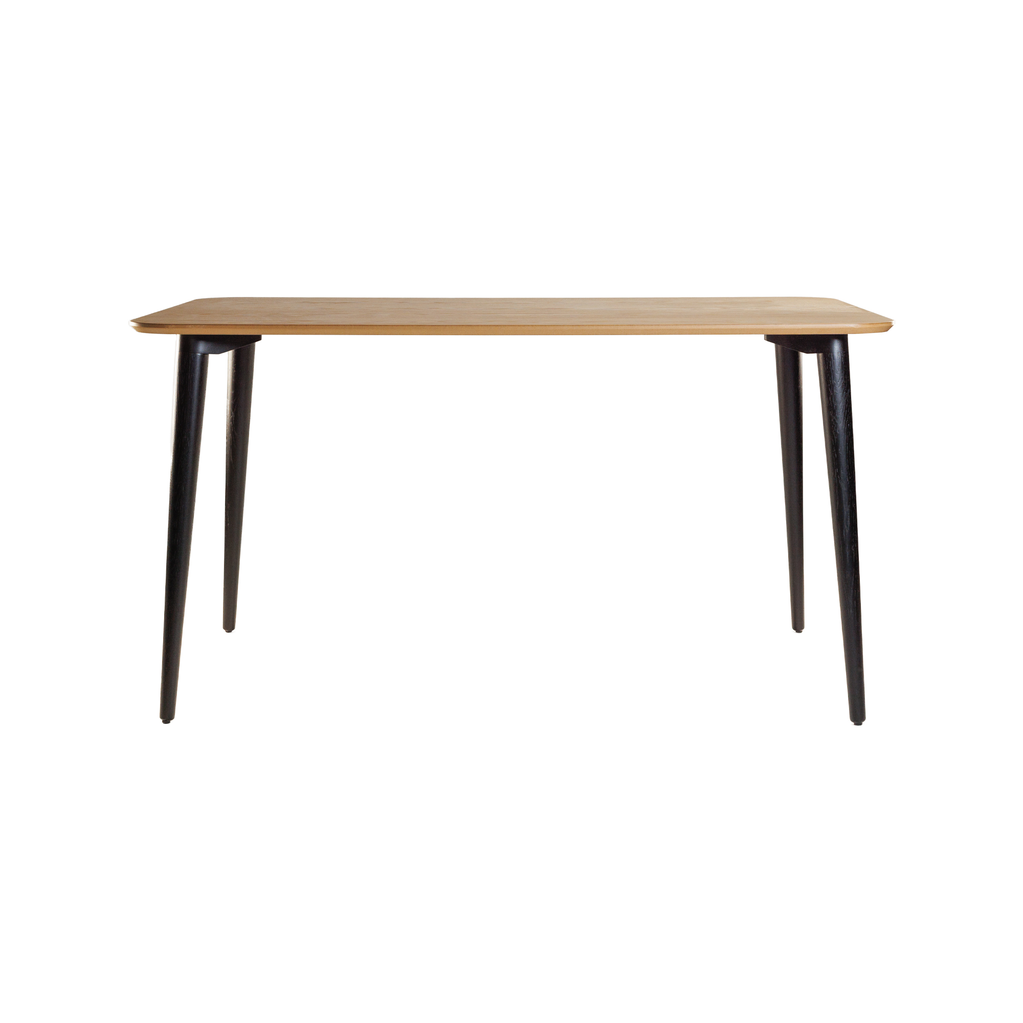 Зображення з  Стіл Dan 140 х 80 натуральний дуб / чорний