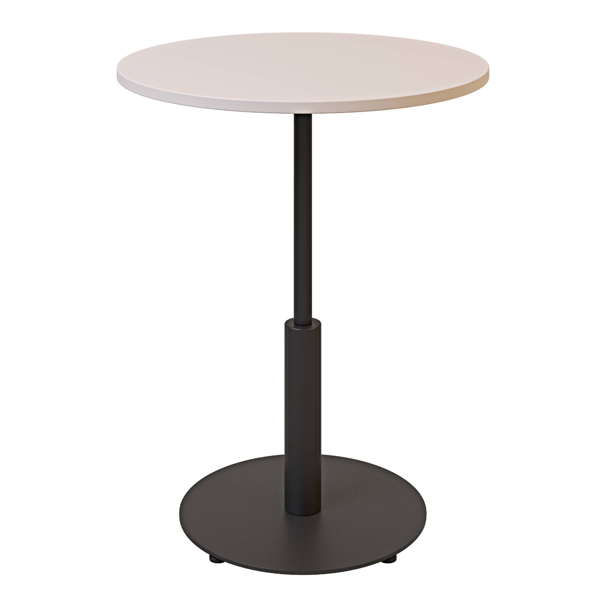 Зображення з  Стіл Ibiza R light d-60 чорний метал / кашемір ДСП