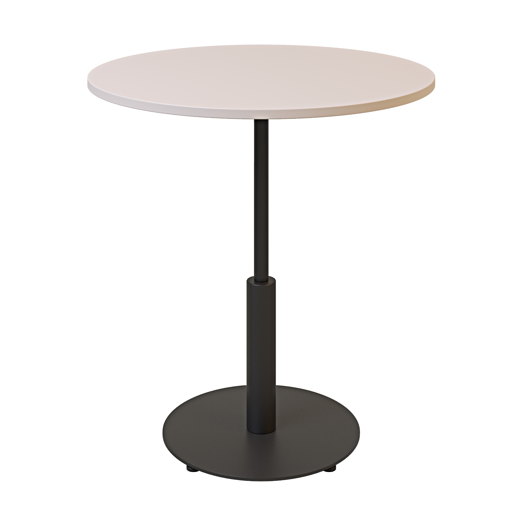 Зображення з  Стіл Ibiza R light d-70 чорний метал / кашемір ДСП