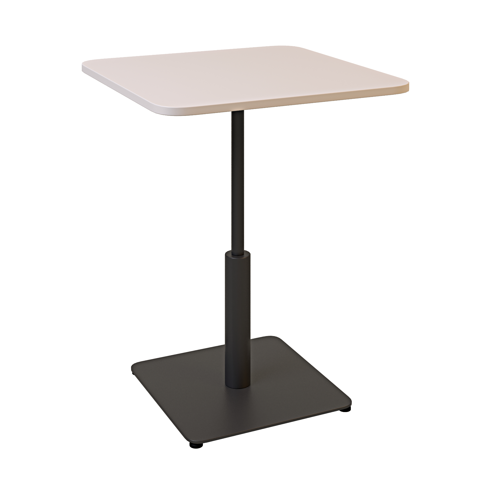 Зображення з  Стіл Ibiza Soft light 60x60 чорний метал / кашемір ДСП