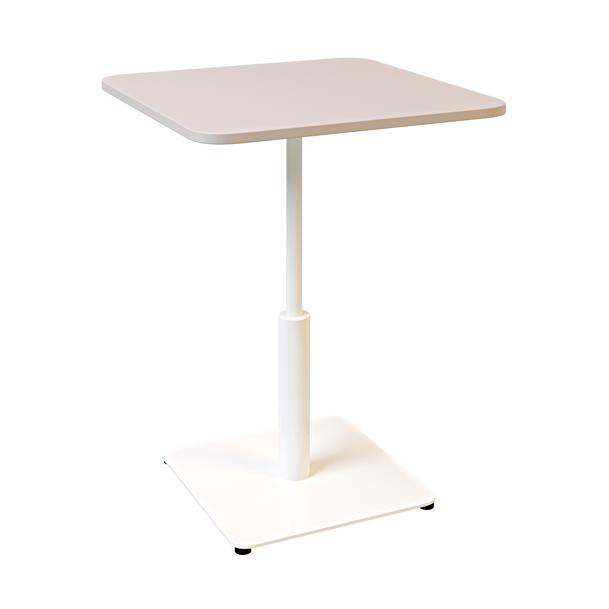 Зображення з  Стіл Ibiza Soft light 60x60 білий метал / кашемір ДСП