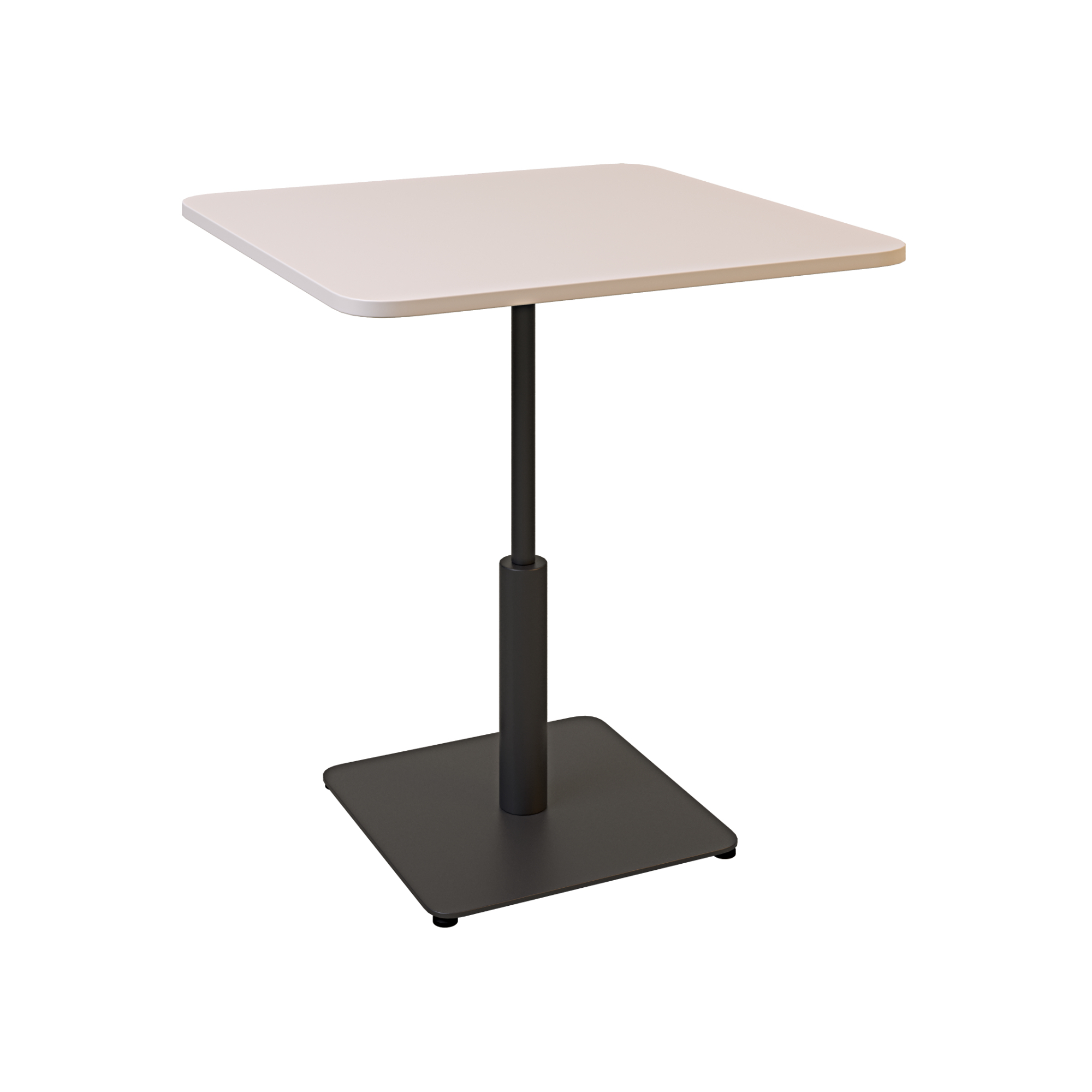 Зображення з  Стіл Ibiza Soft light 70x70 чорний метал / кашемір ДСП