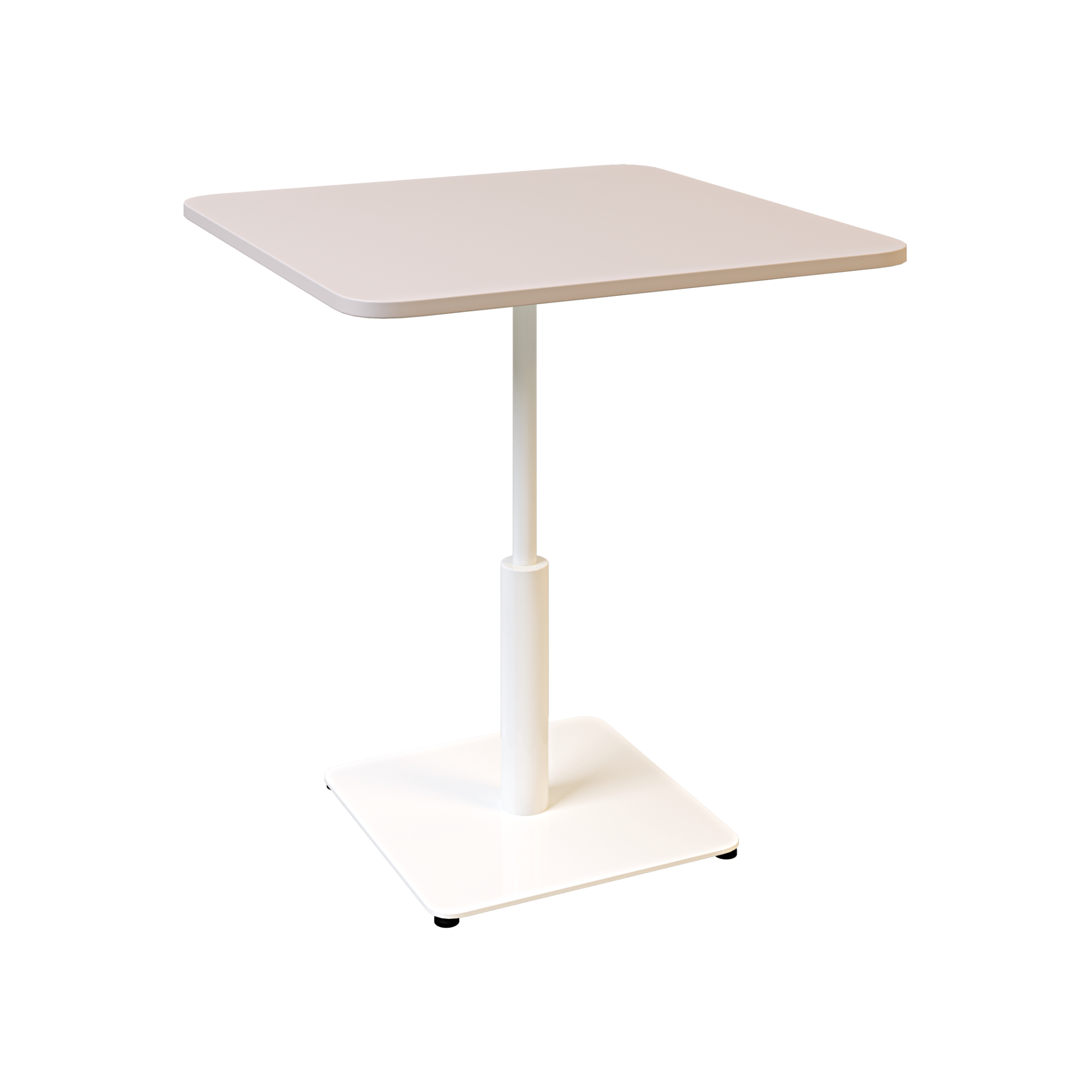 Зображення з  Стіл Ibiza Soft light 70x70 білий метал / кашемір ДСП