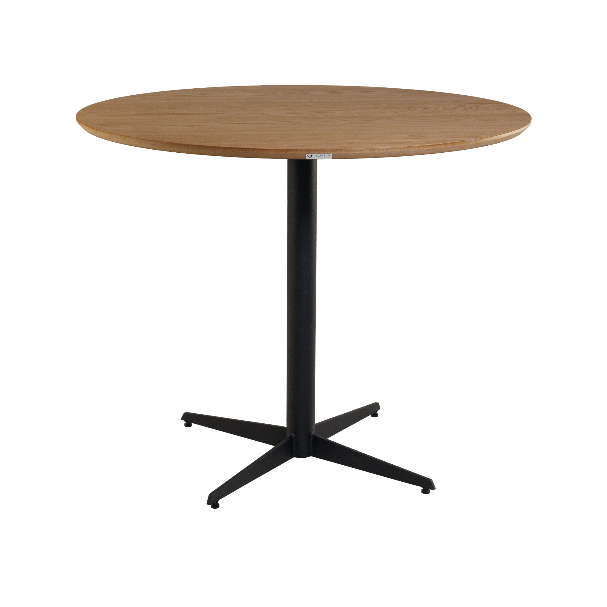 Зображення з  Стіл Spring в шпоні натуральний дуб d-80