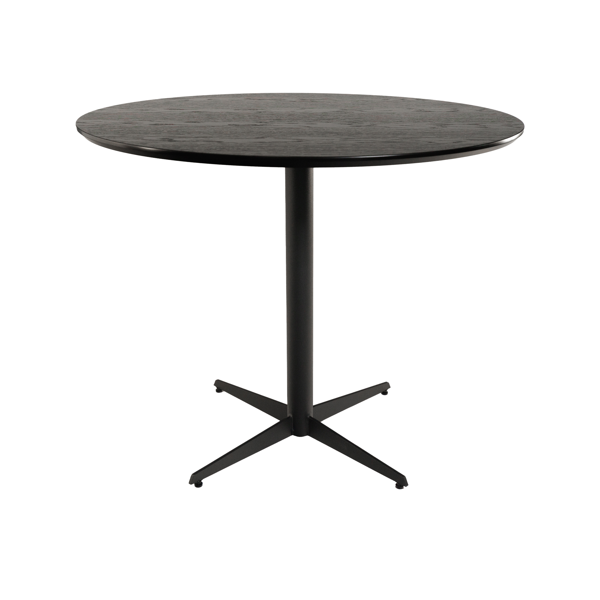 Зображення з  Стіл Spring в шпоні чорний дуб d-80