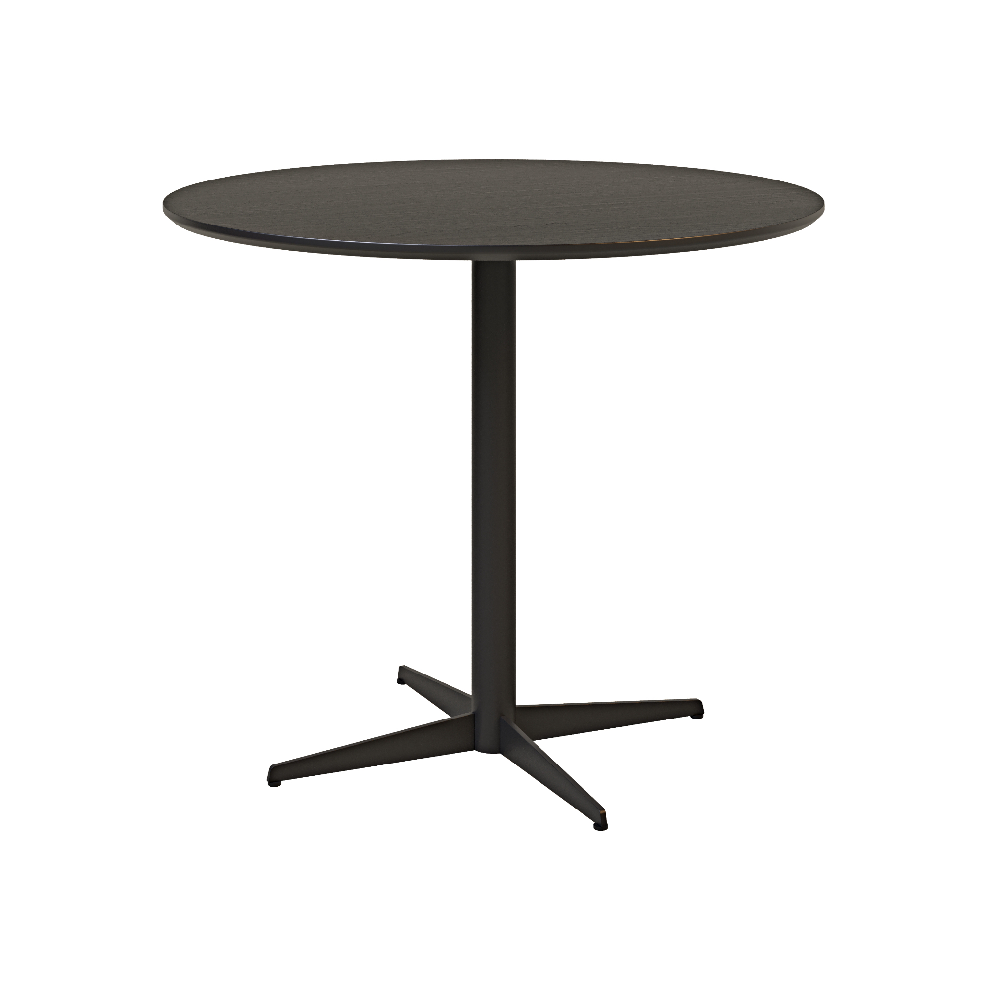 Зображення з  Стіл Spring в шпоні чорний дуб d-90