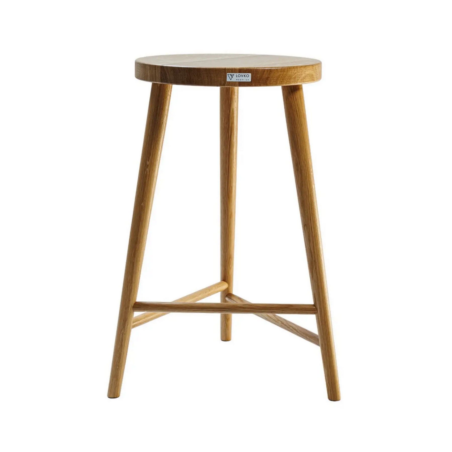 Зображення з  Стілець напівбарний Lovko №3 натуральний (дуб) 15000000